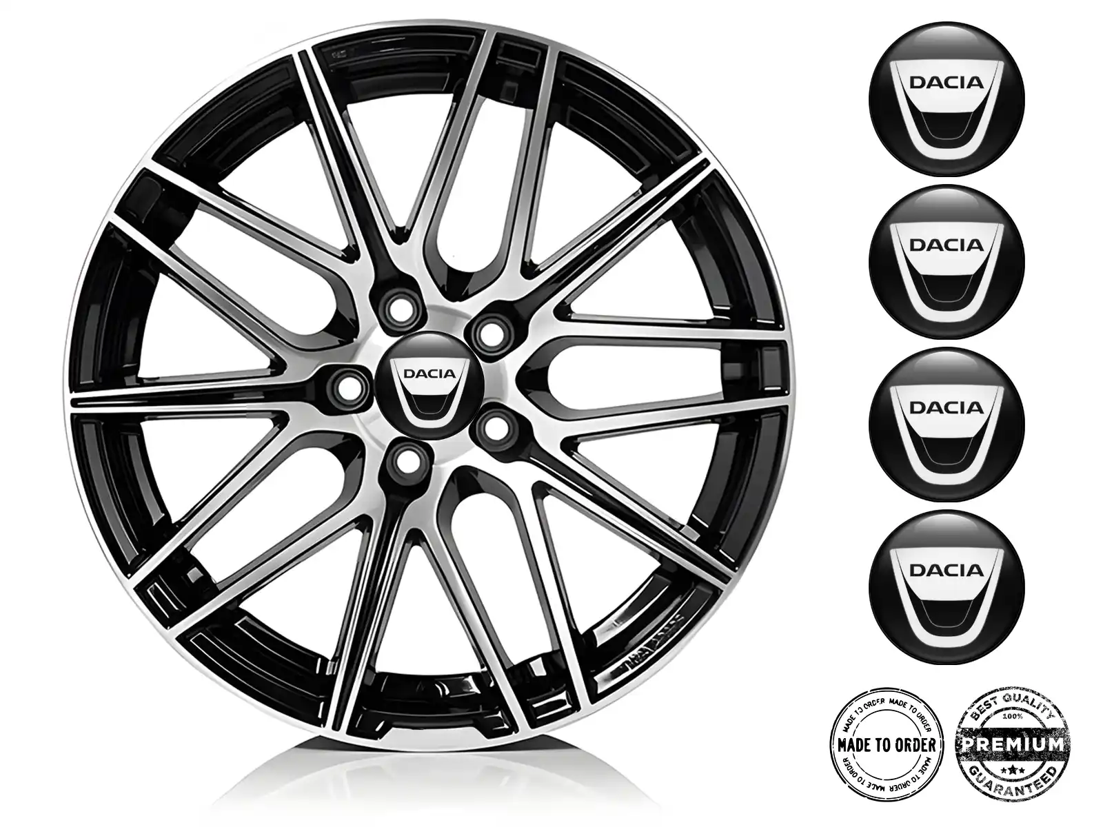 Dacia Domed Badges Edition High-Quality Stickers